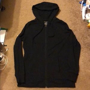 🌟Thin black active zip up🌟